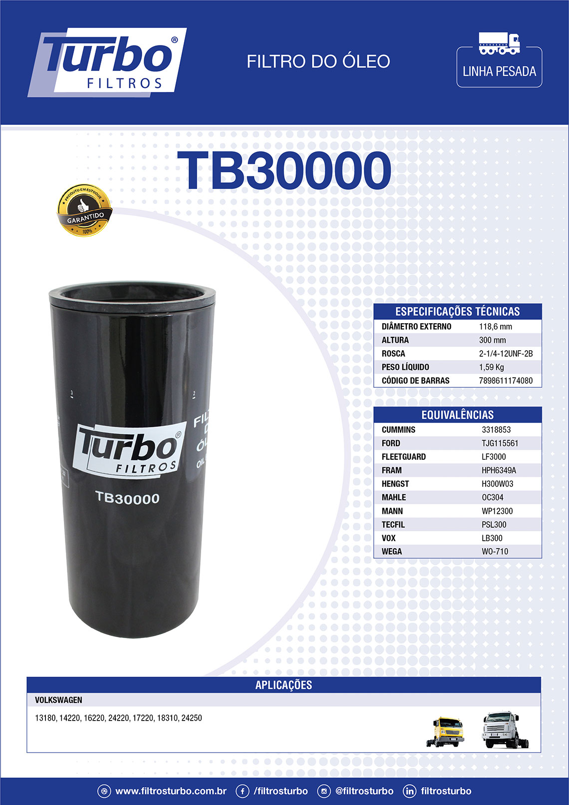 TB30000 - Filtros Turbo